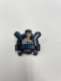 阪神タイガース ファンクラブ限定ピンバッヂ 西勇輝
