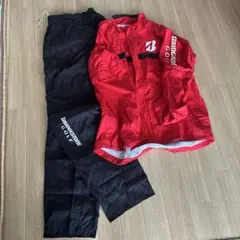 BRIDGESTONE GOLF レインウェア LLサイズ 赤黒