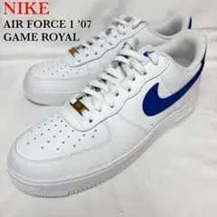 【新品未使用】NIKE AIR FORCE 1 '07 ホワイト/ゲームロイヤル