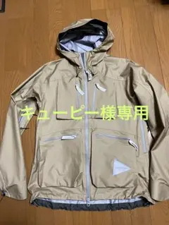 アンドワンダー and wander パーテックスレインジャケット