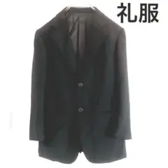 美品‼️礼服　テーラードジャケット　ブラックフォーマル　M〜L　黒 綺麗め