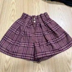 Gu チェックショートパンツ 130