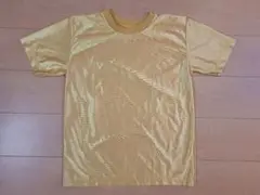 黄金 ゴールド Tシャツ サテン生地