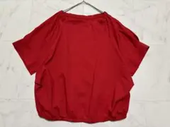 美品 Mサイズ PLAIN PEOPLE ブラウス レッド 赤 日本製