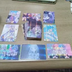 Re:ゼロ ホログラム　スモールカード約50枚セット①