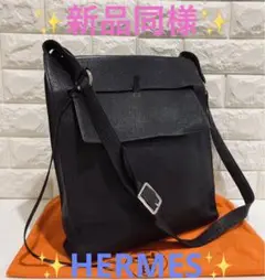 ✨新品同様✨ エルメス 斜め掛け レザー ショルダー バッグ