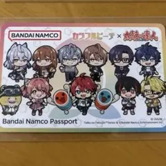 カラフルピーチ　バナパスポート　太鼓の達人　カード　バンダイナムコパスポート