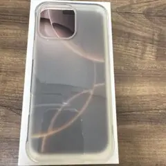 iPhone16プロマックス　ソフトケース　半透明