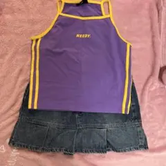 Nerdy キャミソールとデニムミニスカートのセット