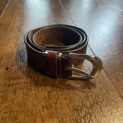 y2k 00s brown leather Indian belt c-boy