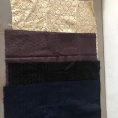 生地 4色セット　　　　　　 CHECK &STRIPE