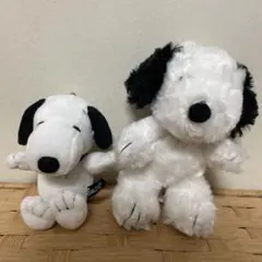 スヌーピー ぬいぐるみ イニシャル N 小型