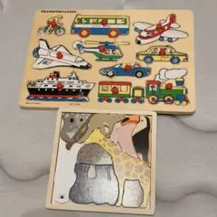 知育　木製パズル