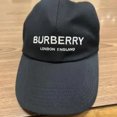 BURBERRY ブラック ベースボールキャップ