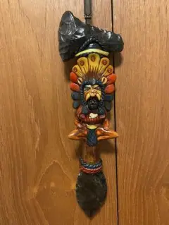 メキシコ マヤ 黒曜石 斧 ナイフ 先住民風彫刻 武器形状