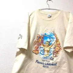 YAZBEK メンズ　Tシャツ　Placencia ロブスター　ベージュ　XL