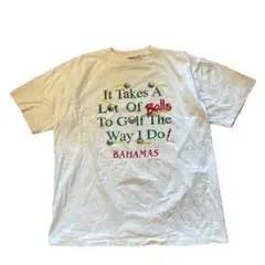 90年代 ヴィンテージ ゴルフ メッセージ ユーモア US古着 BAHAMAS