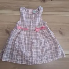 Pupil House チェック柄ワンピース 90サイズ