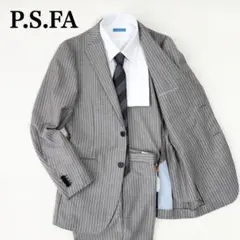 【極美品】P.S FA セットアップ グレー 裏地なし Y6 アンコン 大きい