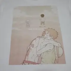 美品 ユニクロxワンピース ルフィとエースの最期 プリントTシャツ