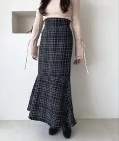 バックレースアップアソートマーメイドスカート アプレジュール