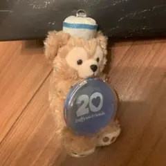 ディズニーシー ぬいぐるみチャーム ダッフィー 20周年 カラフルハピネス