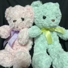 新品未使用　ポーチ　ぬいぐるみ　ピンク ミント