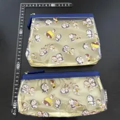 匿名☆ドラえもん☆のび太くん☆PVCポーチ☆2点セット☆グリーンフラッシュ