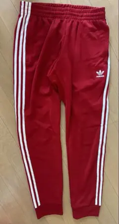 美品 adidas 赤ジャージ パンツ