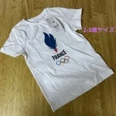1200 パリ五輪 オリンピック 2024年 半袖T2-3歳サイズ