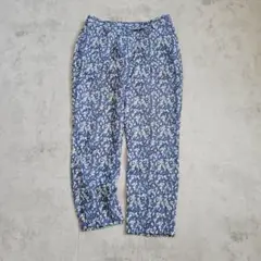 トゥモローランド 花柄パンツ ネイビー×ホワイト 美品