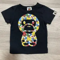 ベイシングエイプ BAPE KIDS キャラクター柄Tシャツ 70サイズ
