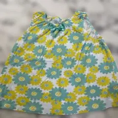 花柄ノースリーブタンクトップ