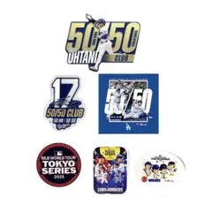 ★激安　ドジャース　大谷翔平　50-50 東京シリーズ　防水ステッカー5枚
