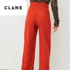 定価¥26,400新品タグ付き【CLANEクラネ】ロールアップワイドパンツ
