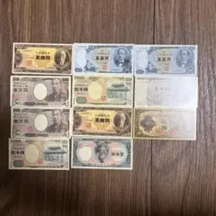 おもちゃの日本の紙幣セット 500円〜10000円