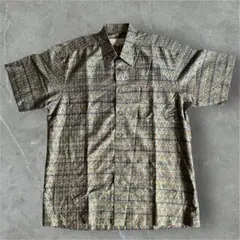 ■未使用品■ ACCUCY 半袖シャツ　絹100％ タイ絹　総柄　XL
