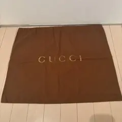 GUCCI ブラウン コットン バッグ