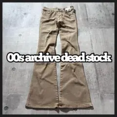 dead stock 00s archive flare denim y2k