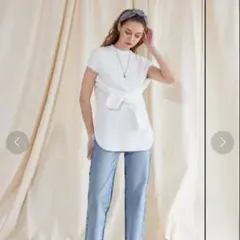 新品❣️alexia stam アリシアスタン 2way ワッフルカットソー