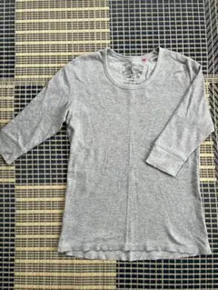 beams 五分カットソー　グレー　サイズL
