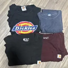 Carhartt ブラック パープル　デッキーズ　西海岸　ネイビー　Tシャツ