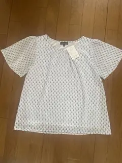 花柄 半袖ブラウス Mサイズ
