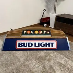 1986　BUDLIGHT ビリヤードテーブル　ライト　アドバタイジング　ランプ 1986 BUDLIGHT ビリヤードテーブル ライト アドバタイジング