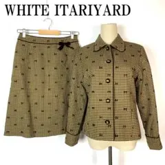 WHITE ITARIYARD ホワイトイタリヤード スカートスーツ B8782