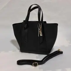 【タグ付き新品】a.v.v 2WAY ハンドバッグ ショルダー ブラック