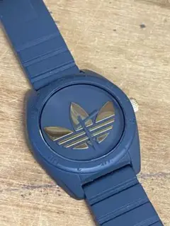 アディダス オリジナルス adidas originals 腕時　シリコン　黒金