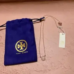 【新品】TORY BURCH ミラーパヴェネックレス　最終お値下げ中‼️