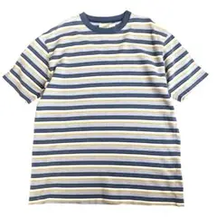 90s エルエルビーン old LLbean 半袖 ボーダーシャツ メンズ M