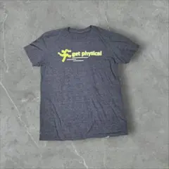getphysical　海外古着　Tシャツ　M　チャコールグレー